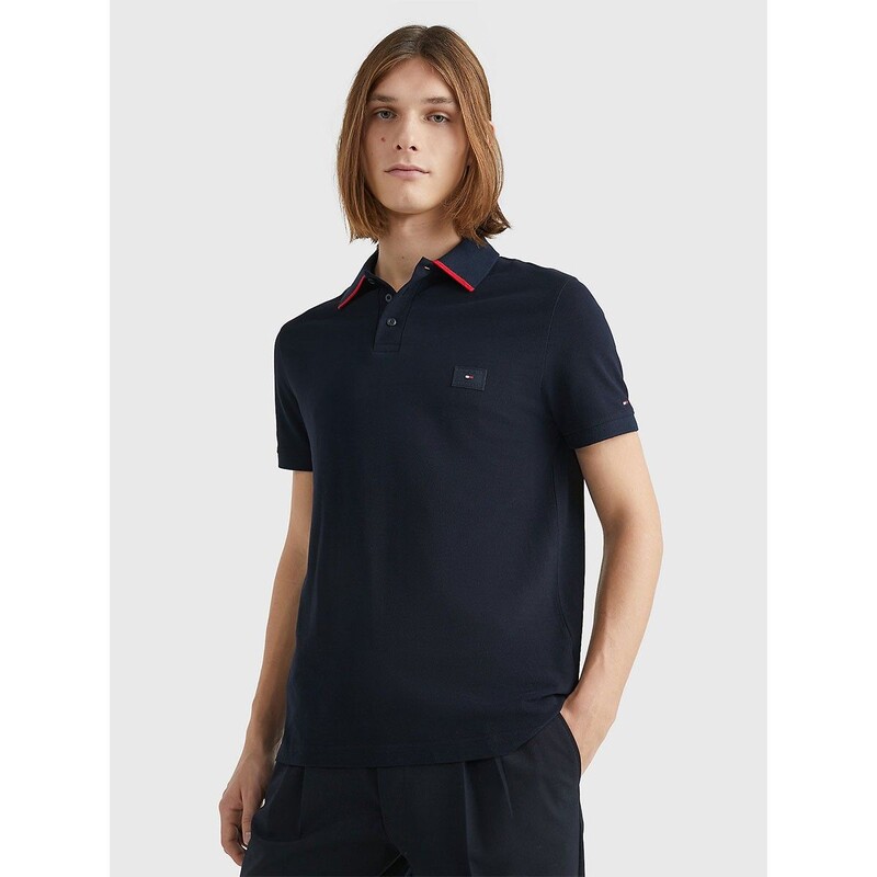 TH TIPPED REGULAR FIT POLO - MW0MW30787 - TOMMY HILFIGER