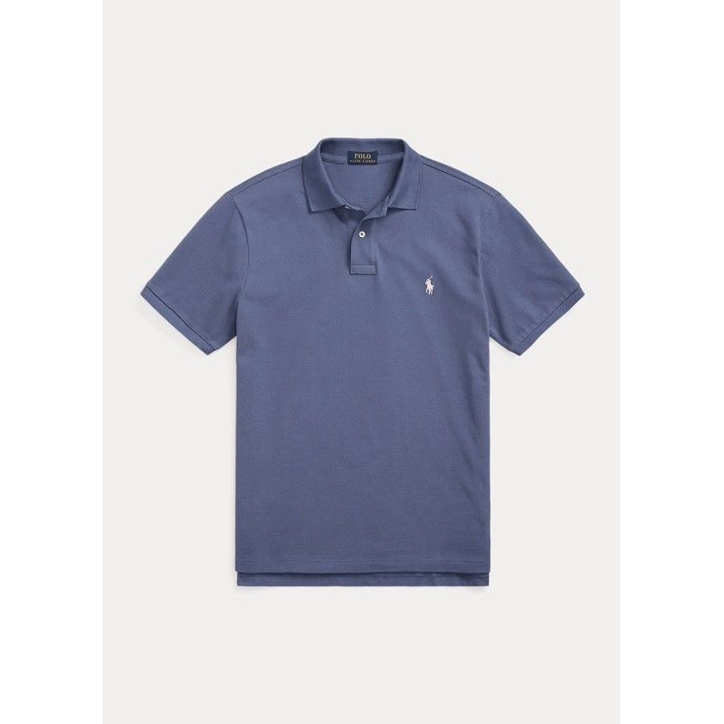 Custom Slim Fit Mesh Polo Shirt - 710680784322 - POLO RALPH LAUREN