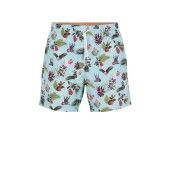 Boss Floral-print swim shorts with logo detail - 50473762 - BOSS