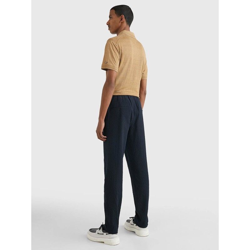 HAMPTON LUXE SEERSUCKER RELAXED FIT TROUSERS - MW0MW31396 - TOMMY HILFIGER