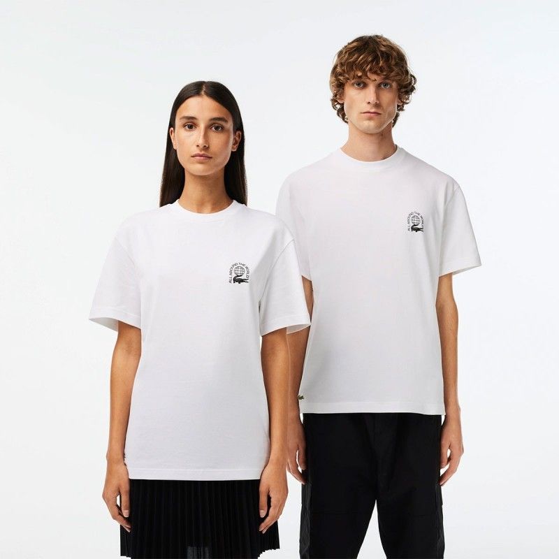 LACOSTE Men’s Relaxed Fit Organic Cotton Jersey T-shirt - 3TH8047