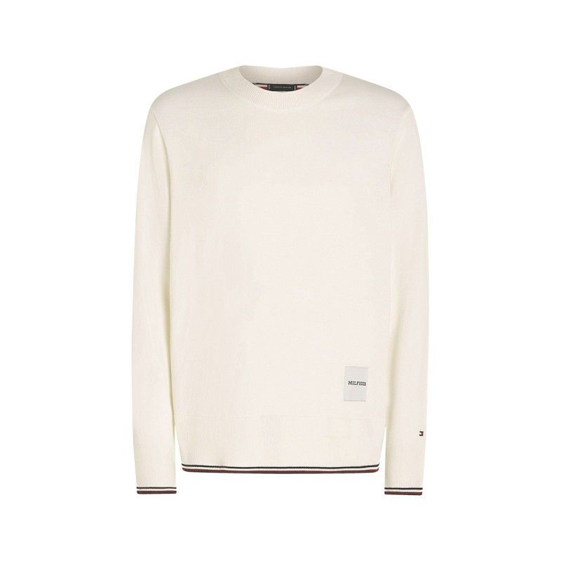 MONOTYPE GS TIPPED CREW NECK - MW0MW32037 - TOMMY HILFIGER