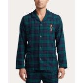 Polo Bear Plaid Flannel Pyjama Set - 714915985001 - POLO RALPH LAUREN