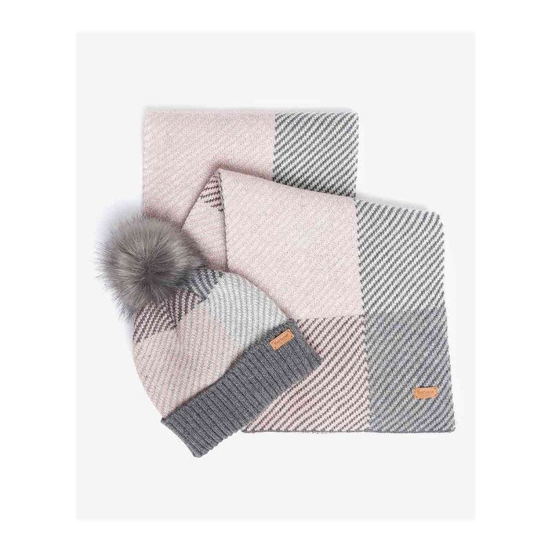 Barbour Nyla Beanie & Scarf Gift Set - LGS0088 - BARBOUR