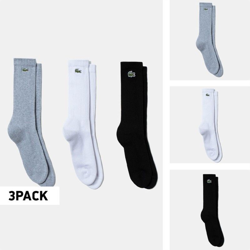 Lacoste unisex κάλτσες με κεντημένο λογότυπο - 3RA4182 - LACOSTE