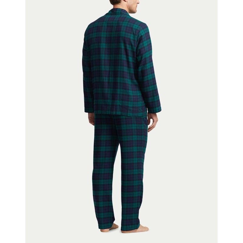 Polo Bear Plaid Flannel Pyjama Set - 714915985001 - POLO RALPH LAUREN