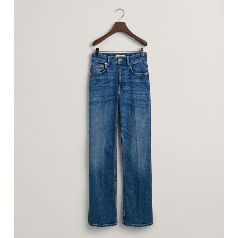 Slim Fit Flared Jeans - 3GW4100227 - GANT