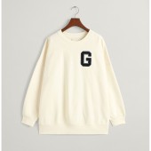 Oversized G Crew Neck Sweatshirt - 3GW4200738 - GANT