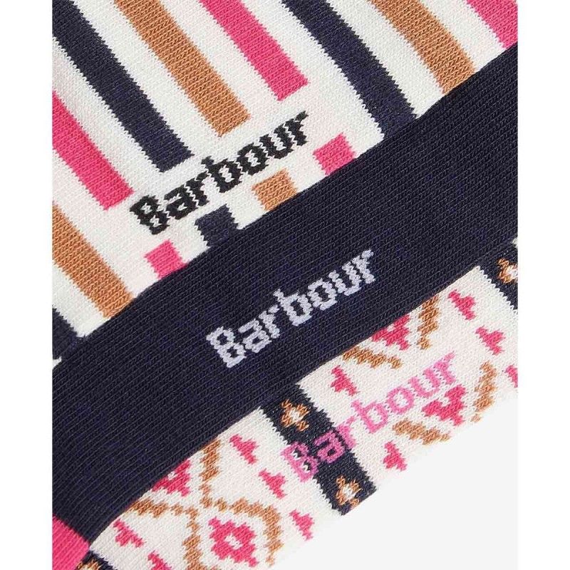 Barbour Claudia Fairisle Sock Gift Set - LGS0090 - BARBOUR