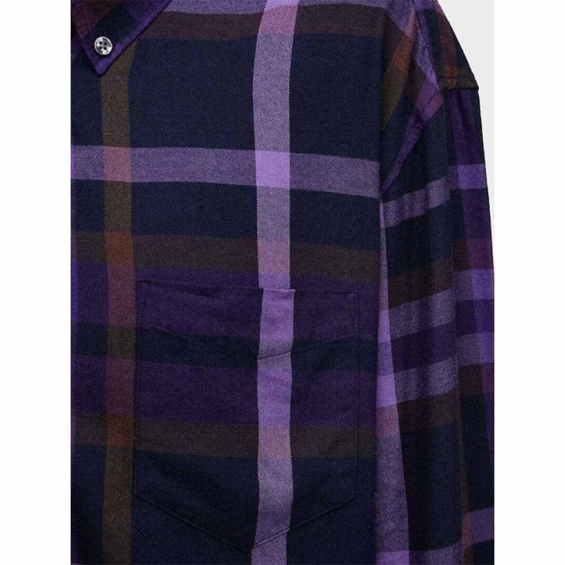Relaxed Fit Checked Flannel Shirt - 3GW4300230 - GANT