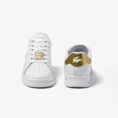 Lacoste Women's Twin Serve Sneakers White & Gold - 37-45SFA0068216 - LACOSTE