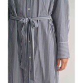 Striped Poplin Shirt Dress - 3GW4503325 - GANT