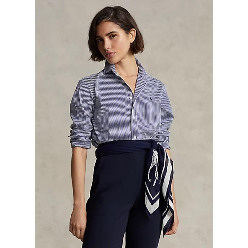 Classic Fit Striped Cotton Shirt - 211891379001 - POLO RALPH LAUREN