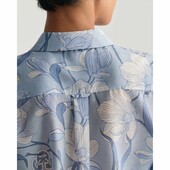 Regular Fit Magnolia Print Cotton Silk Shirt - 3GW4300317 - GANT