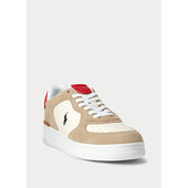 Masters Court Leather-Suede Trainer - 809923935003 - POLO RALPH LAUREN