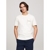 BOUCLE H EMBRO TEE - MW0MW34436 - TOMMY HILFIGER