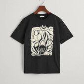 Palm Print T-Shirt - 3GW4200882 - GANT